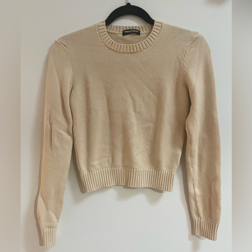 American Apparel Crop Sweater